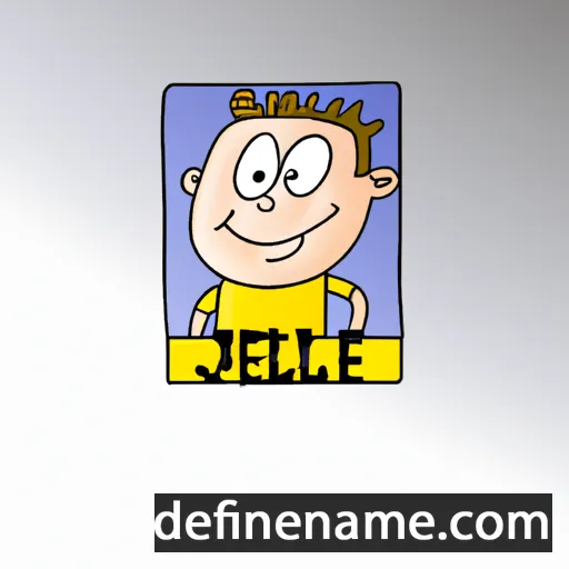 cartoon of the name Jelle