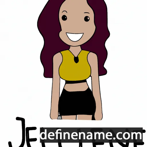 cartoon of the name Jenelle