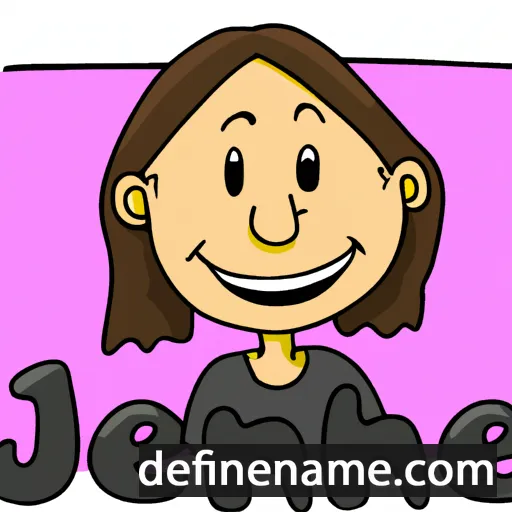 cartoon of the name Jennie