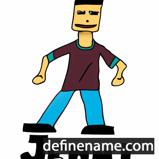 cartoon of the name Jenő