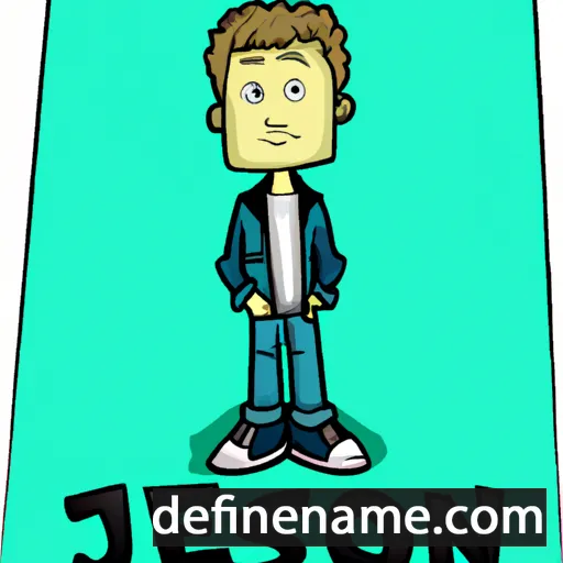 cartoon of the name Jensen