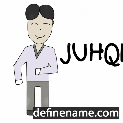 cartoon of the name Jeong-Hui