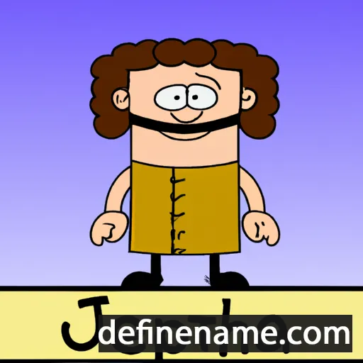 cartoon of the name Jephtha