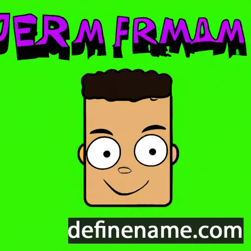 cartoon of the name Jeremiah