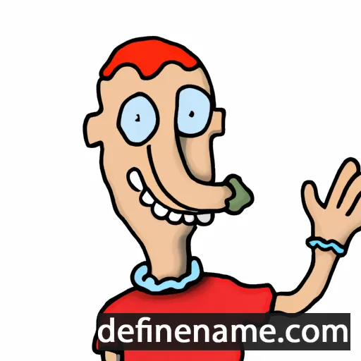 cartoon of the name Jerold