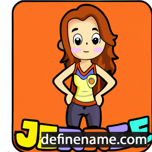 cartoon of the name Jerrie