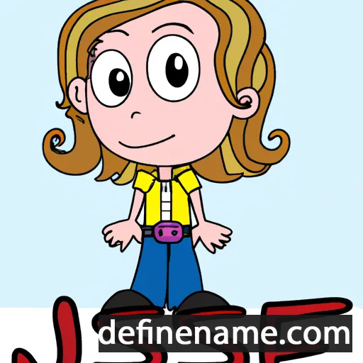 cartoon of the name Jessie