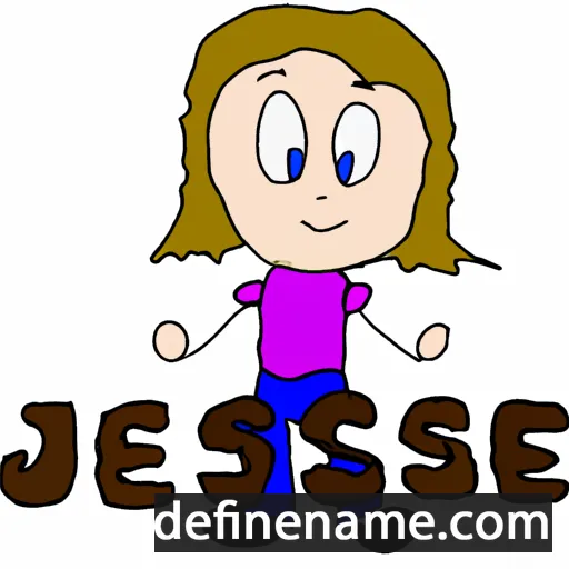 cartoon of the name Jessie