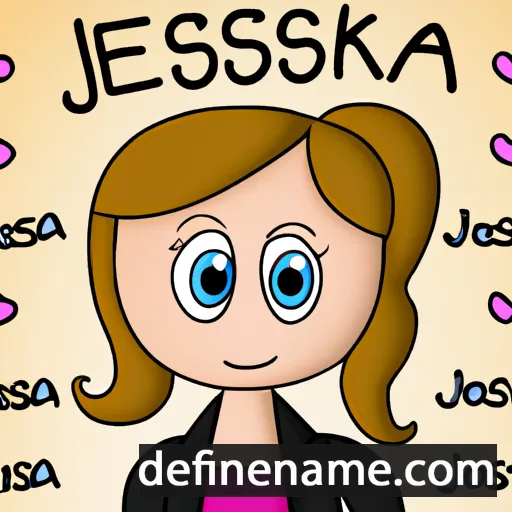 cartoon of the name Jessika