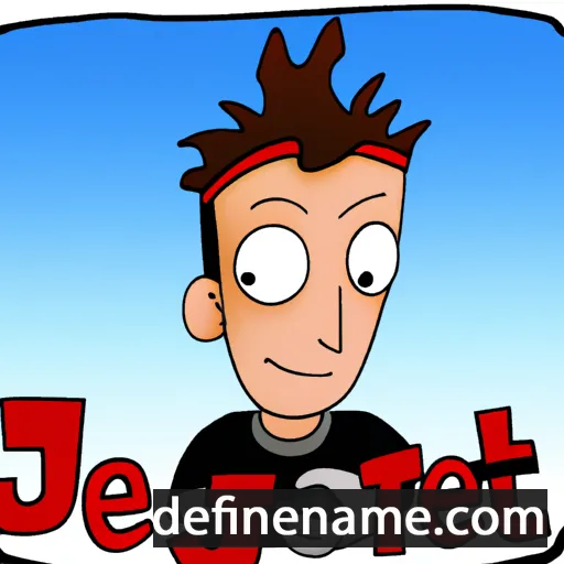 cartoon of the name Jett