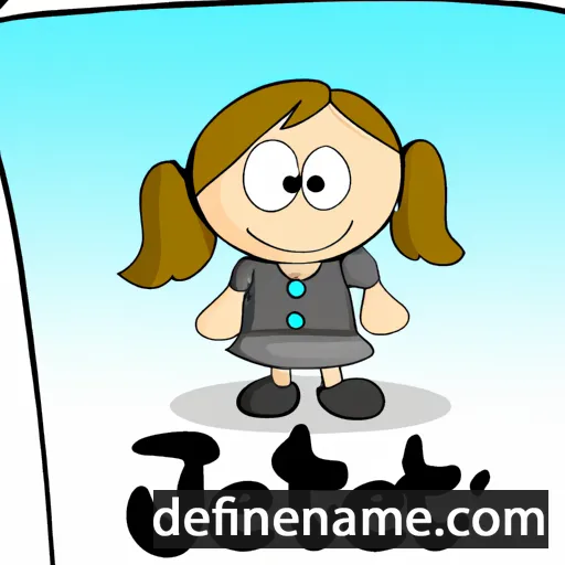 cartoon of the name Jette