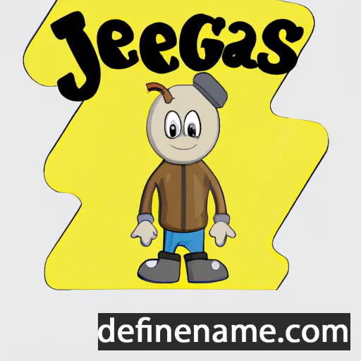 cartoon of the name Jevgeņija