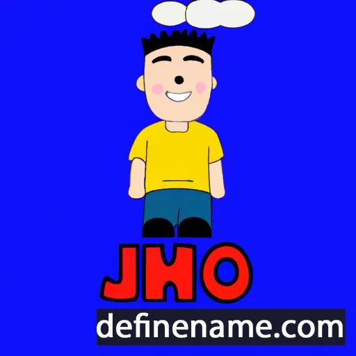 cartoon of the name Ji-Ho