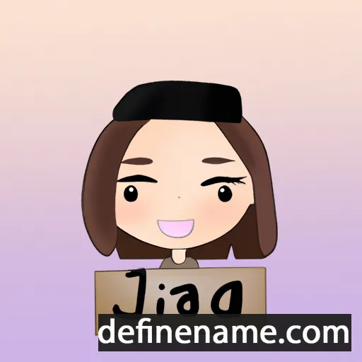 cartoon of the name Jia