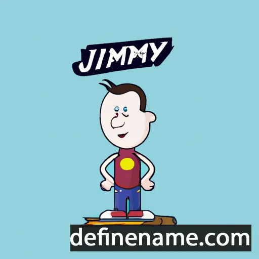 cartoon of the name Jimmy