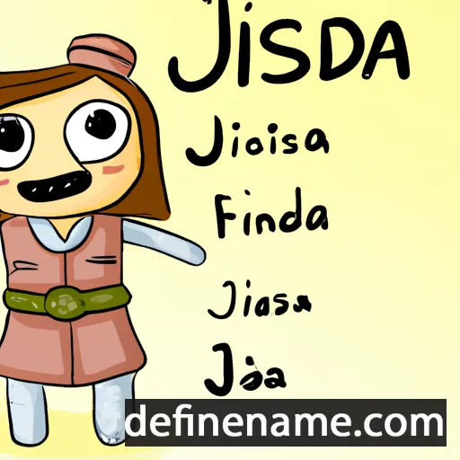 cartoon of the name Jindřiška