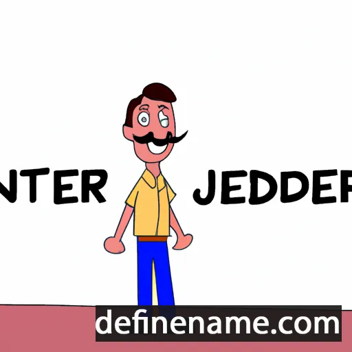 cartoon of the name Jitender