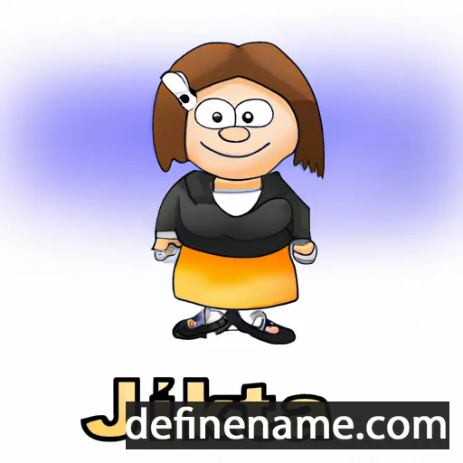 cartoon of the name Jitka