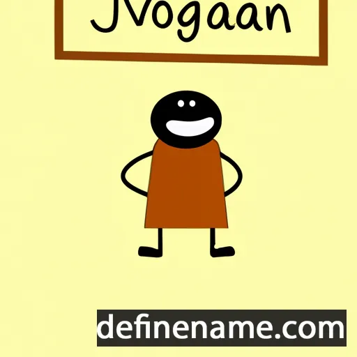 cartoon of the name Jógvan