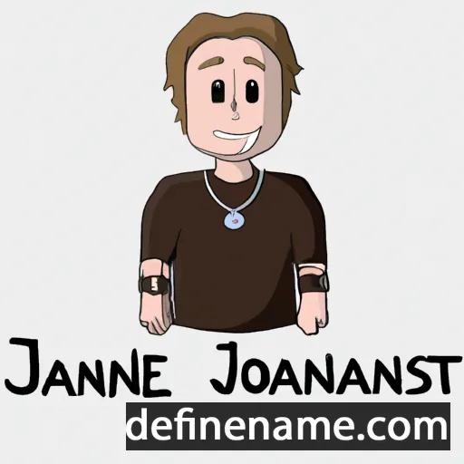 cartoon of the name Jóhannes