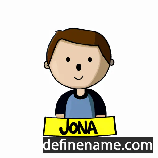 cartoon of the name Jónás