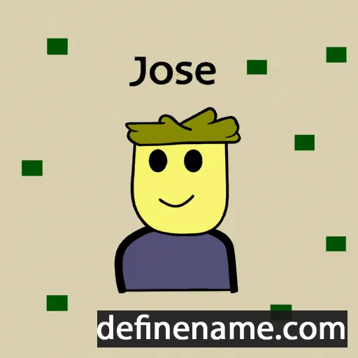 cartoon of the name Jósef