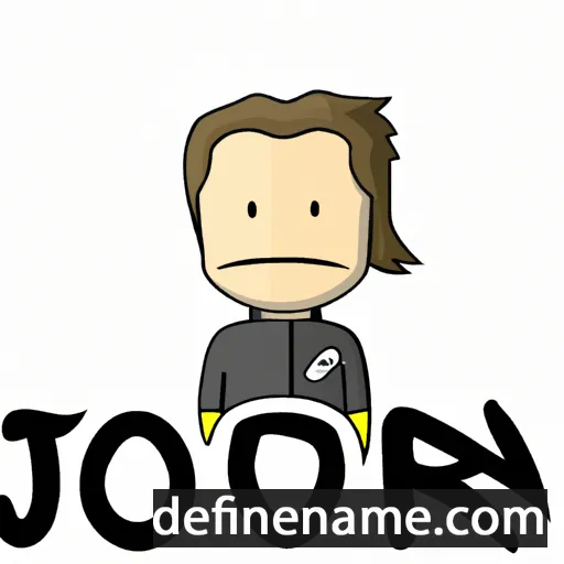 cartoon of the name Jørn