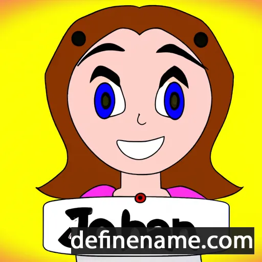 cartoon of the name Joann