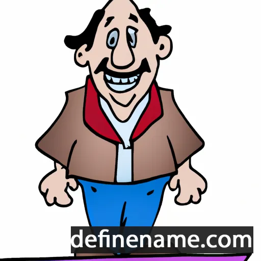 cartoon of the name Joannes