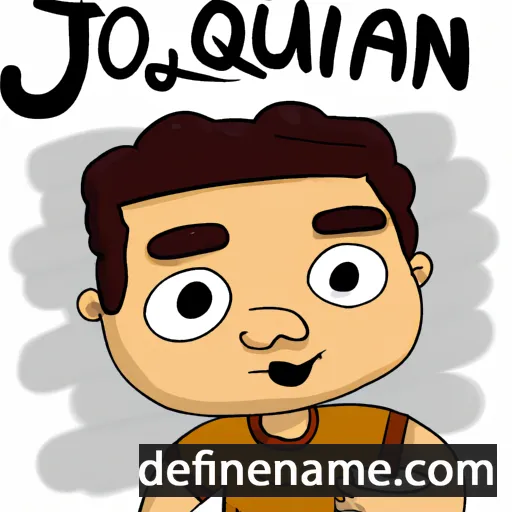 cartoon of the name Joaquim