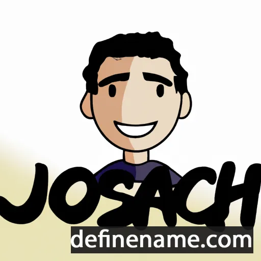 cartoon of the name Joash