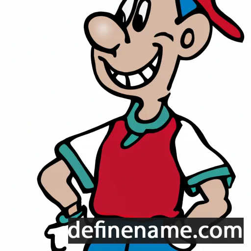 cartoon of the name Jockie