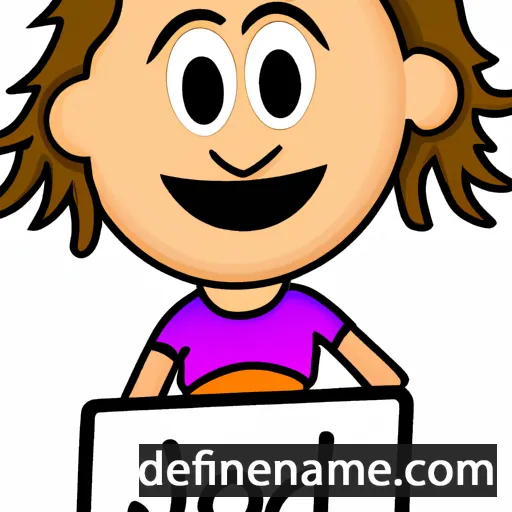 cartoon of the name Jodi