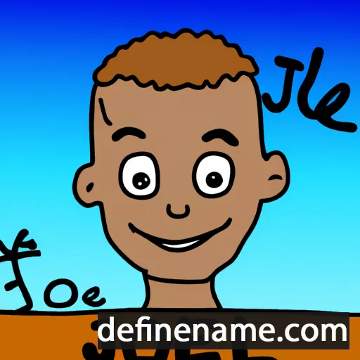 cartoon of the name Joël