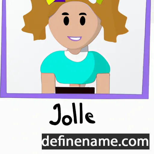 cartoon of the name Joëlle