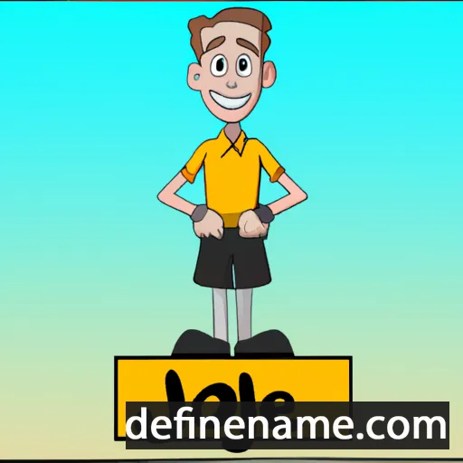 cartoon of the name Joel