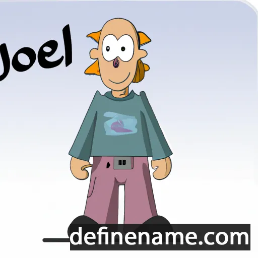 cartoon of the name Joele