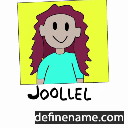 cartoon of the name Joelle