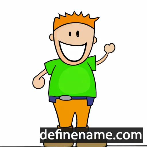 cartoon of the name Johan