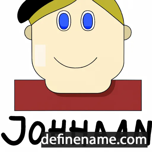 cartoon of the name Johann