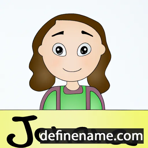 cartoon of the name Johanna