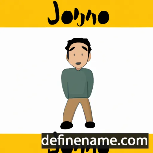 cartoon of the name Johano