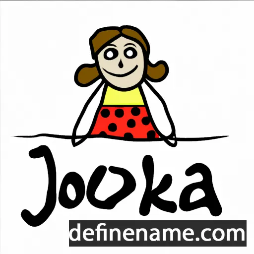 cartoon of the name Jolánka