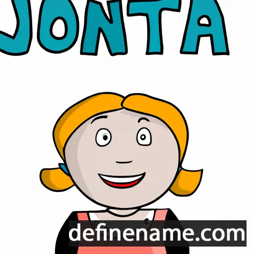 cartoon of the name Jolanta