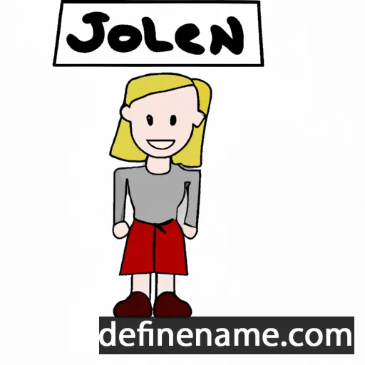 cartoon of the name Joleen