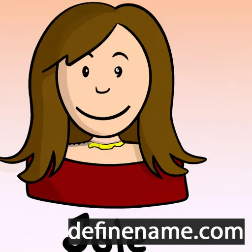 cartoon of the name Jolie