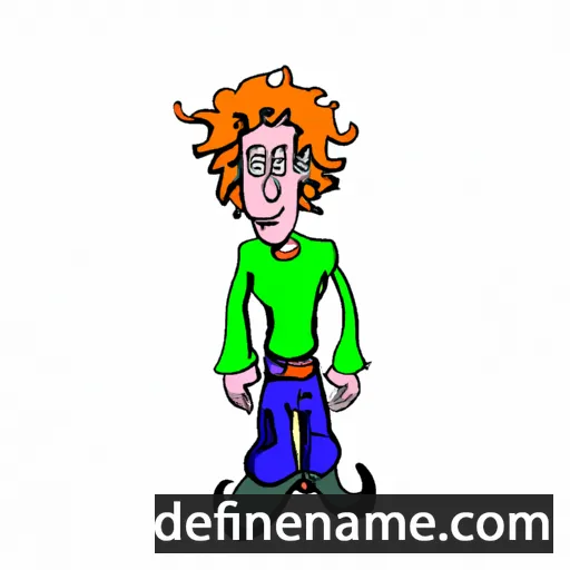 cartoon of the name Jon