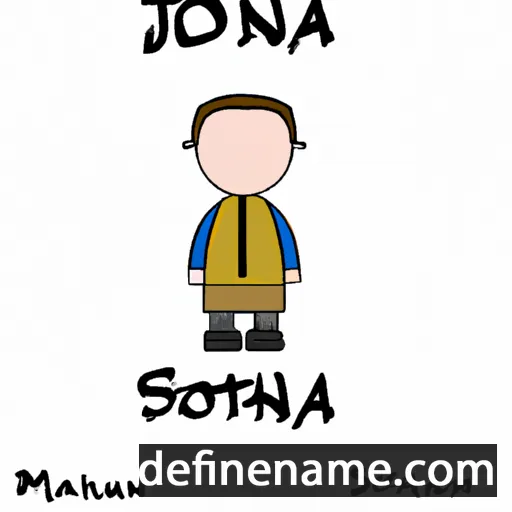 cartoon of the name Jonah