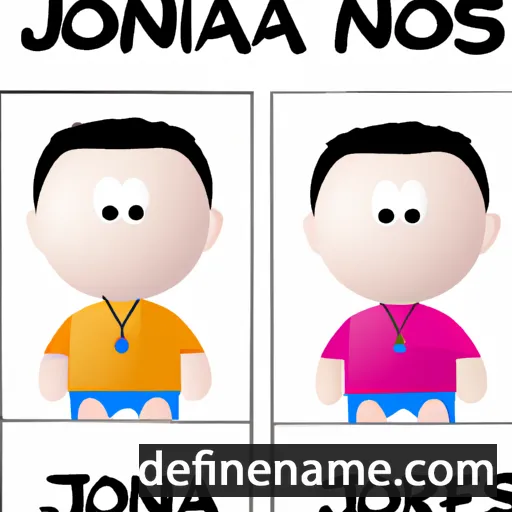 cartoon of the name Jonas