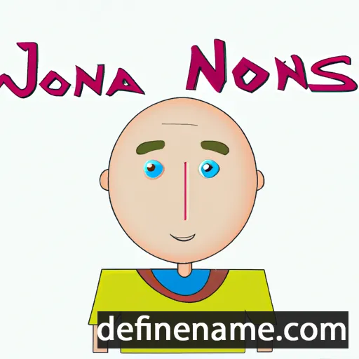 cartoon of the name Jonas